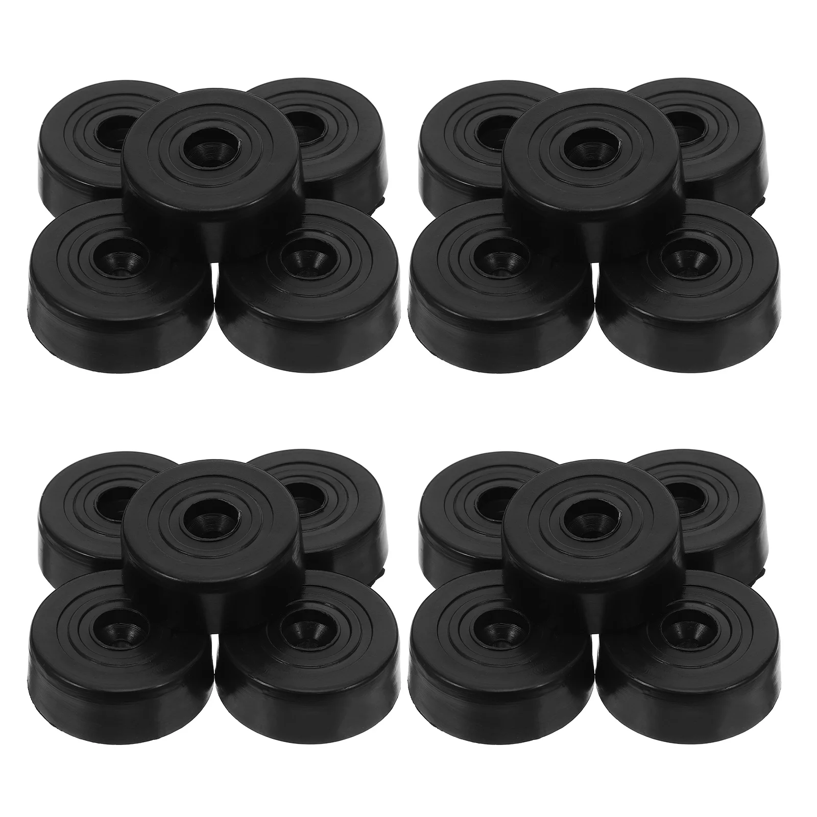 

24Pcs Sofa Foot Pads Furniture Grippers Screw on Furniture Leg Floor Protectors Anti Skid Pads for Hardwood and Carpet Couch