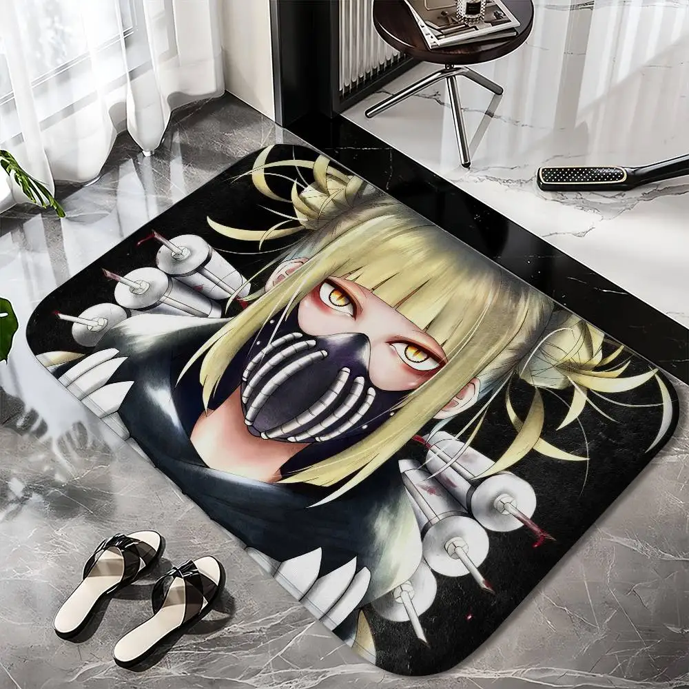 

H-Hero Academia Himiko Toga Floor Mat Printed Large Carpets Room And Bedroom Carpets Bathroom Anti Slip Door MATS Small Carpets