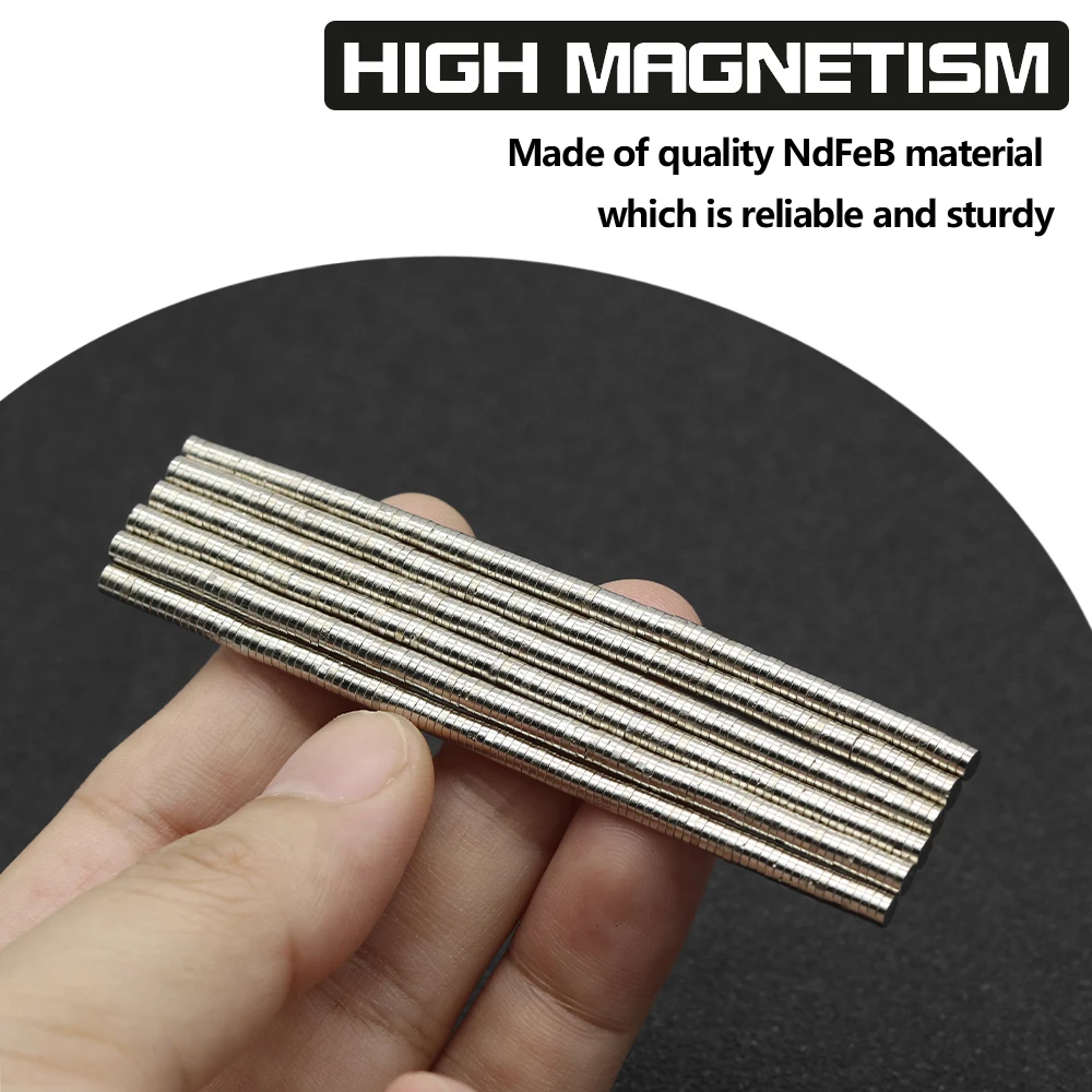 3x1mm N35 NdFeB Round Neodymium Magnet Super Strong Permanent Powerful Magnets Refrigerator DIY Craft Multi‑Purpose Magnetic