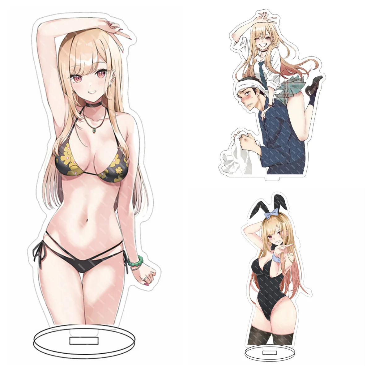 

Hot Anime My Dress Up Darling Acrylic Stand Model Figure Cosplay Plate Holder Topper Fans Christmas Desk Decor Plate Gift