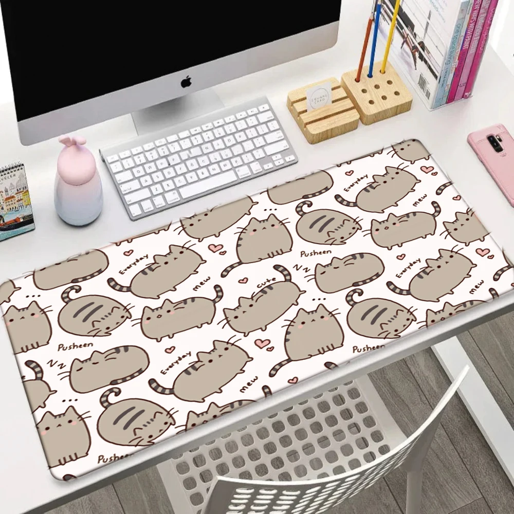 Office Computer Desk Pad  Keyboard cute Large Mouse s Laptop  Anti-Slip   Home Decoration HD Print Table Mats