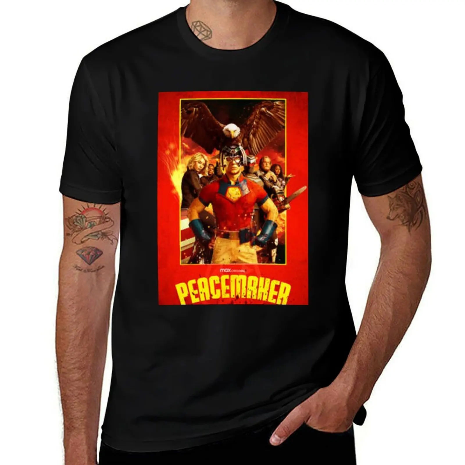 

vigilante peacemaker T-Shirt No Iron Casual Short Sleeve Top
