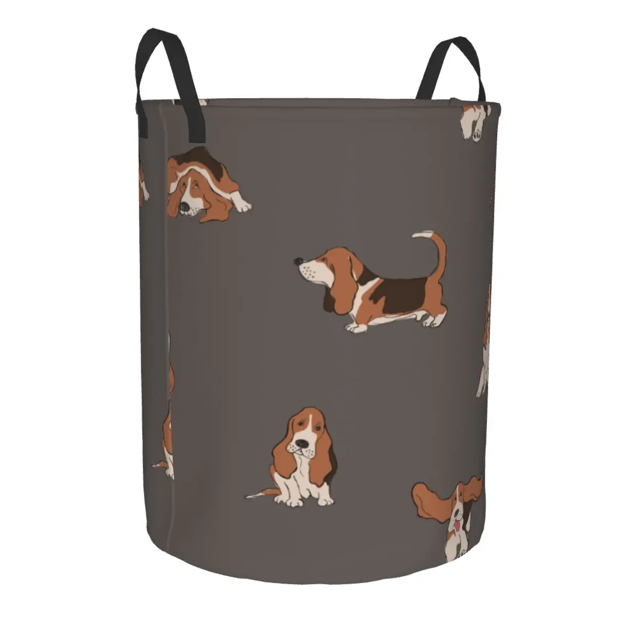 Hound Dog Party Laundry Basket Folding Dirty Clothes Toys Storage Bucket Household