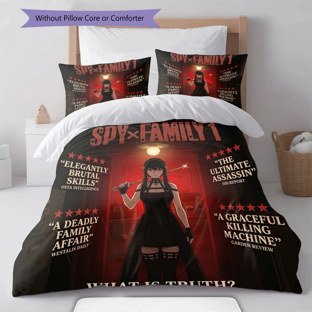 SPY FAMILY Duvet Cover SoftComfortable, Kids Bedding Set Gift, Extra LargeMultiple Sizes -HE61