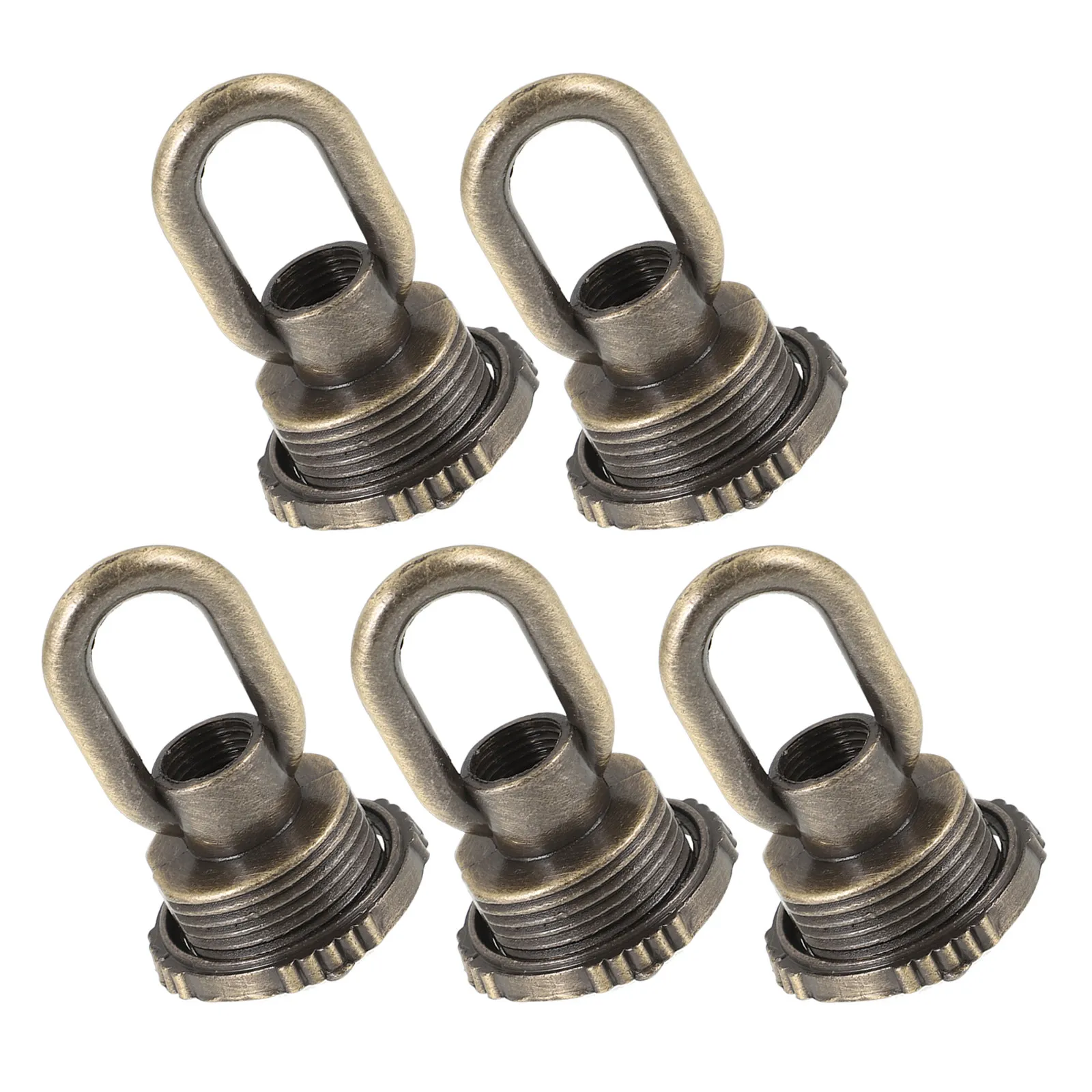 5Pcs Ceiling Light Hooks Pendant Lamp Holder Heavy Duty Metal Screw Eyes Adjustable Hanging Hardware for Vintage Fixtures