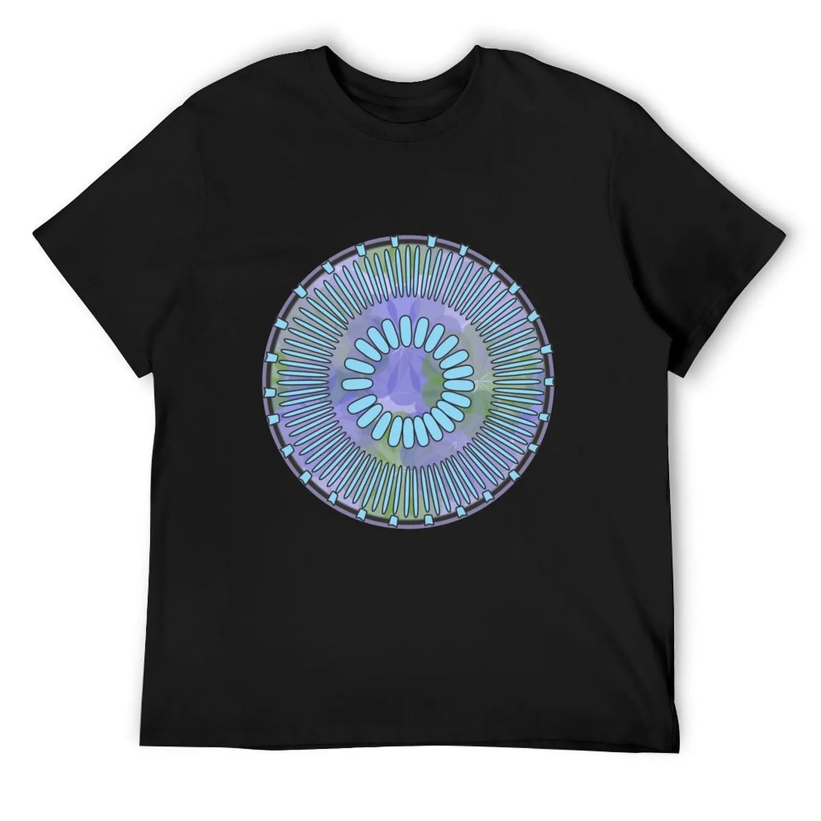 Diatom - Discostella asterocostata (artwork) T-Shirt rapper graphic tees anime plus size men clothing