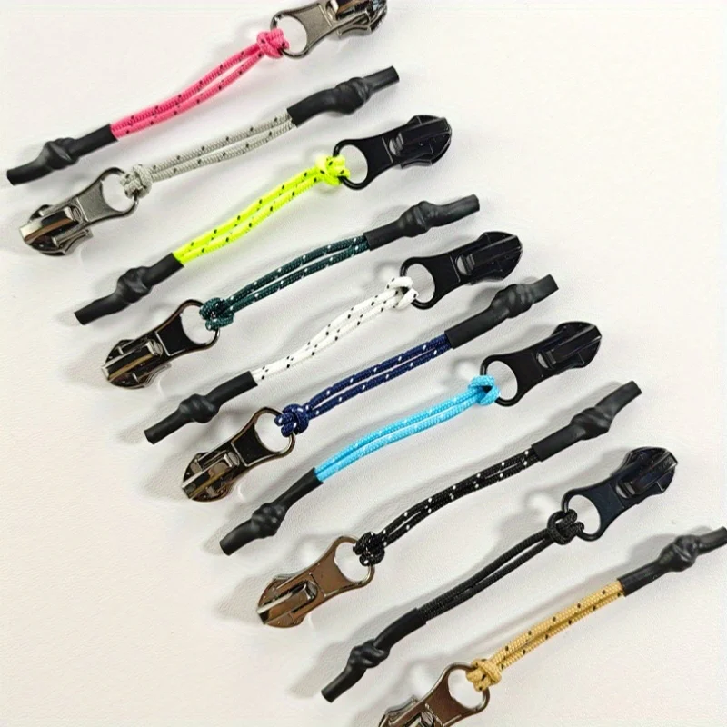 30pcs 2.95in Heat Shrink Tube Rope Clothing Bag Rope Tail Rope Head Rope Knot Sleeve Rope