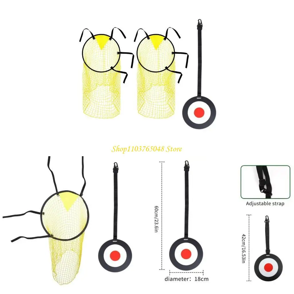 

R53E Football Goal Shootings Targets Football Training Targets Equipment Baseball Goal Training Equipment with Targets Net