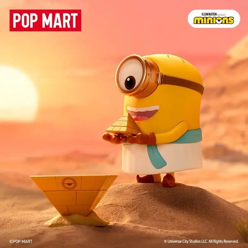 Tcv Popmart Minions Bello World Series Figuren Blind Box Ornament Spielzeug Peripherie Mysteriöse Box Überraschung Geburtstag Begleiter Geschenk