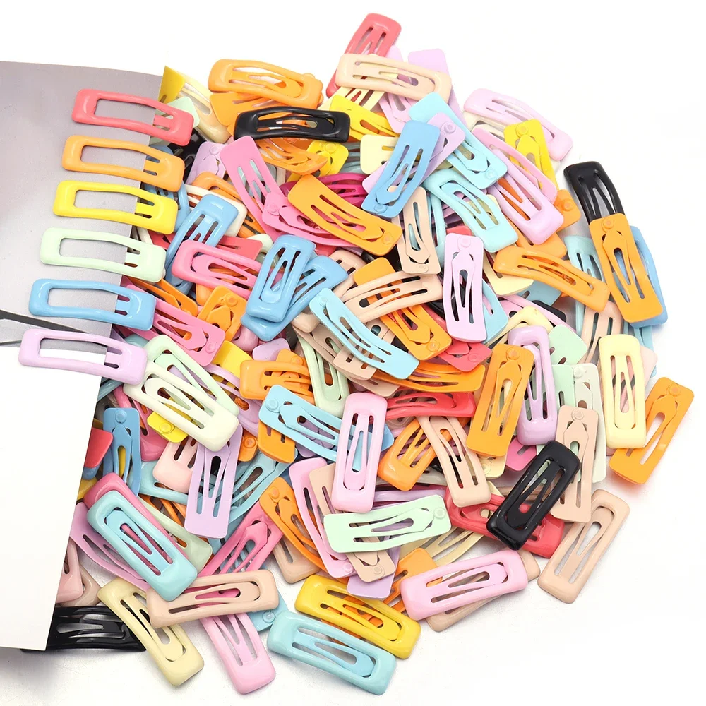 

20pcs Solid Matte Frosted BB Hair Clips for Girls Womens Hairgrips Metal Hair Barrettes Hairpin Hairdressing Stying Accessories