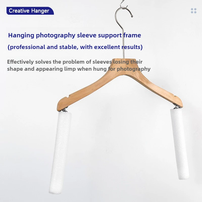 Professional Sleeve Holder for Photo Shoot Invisible Hanger for Photography Garment Display Form with Adjustable Support Hangers