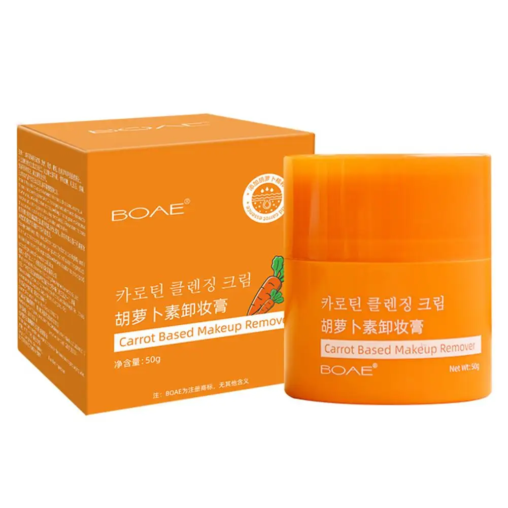 50g Carotene Makeup Remover Cream pulisce delicatamente la pelle la cura idratante viso E3y2