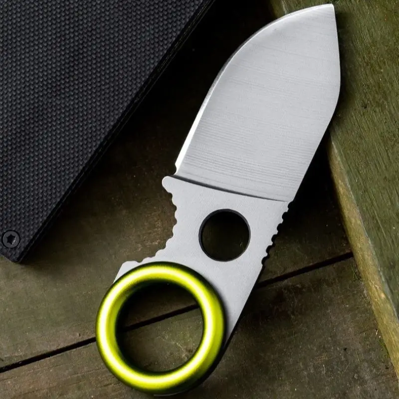 Portable Pocket Knife EDC Camping Multi-tool Fixed Blade Keychain Knife Multi-purpose Mini Fruit Knife  Portable Money Clip