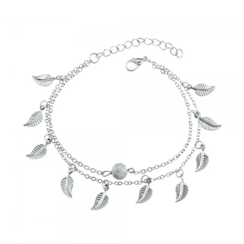 Leaf Anklets Women …