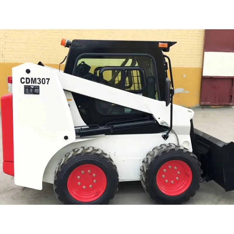 Small Front End Loader YG312 1.2Ton 0.54M3 Bucket Mini Skid Steer Loader