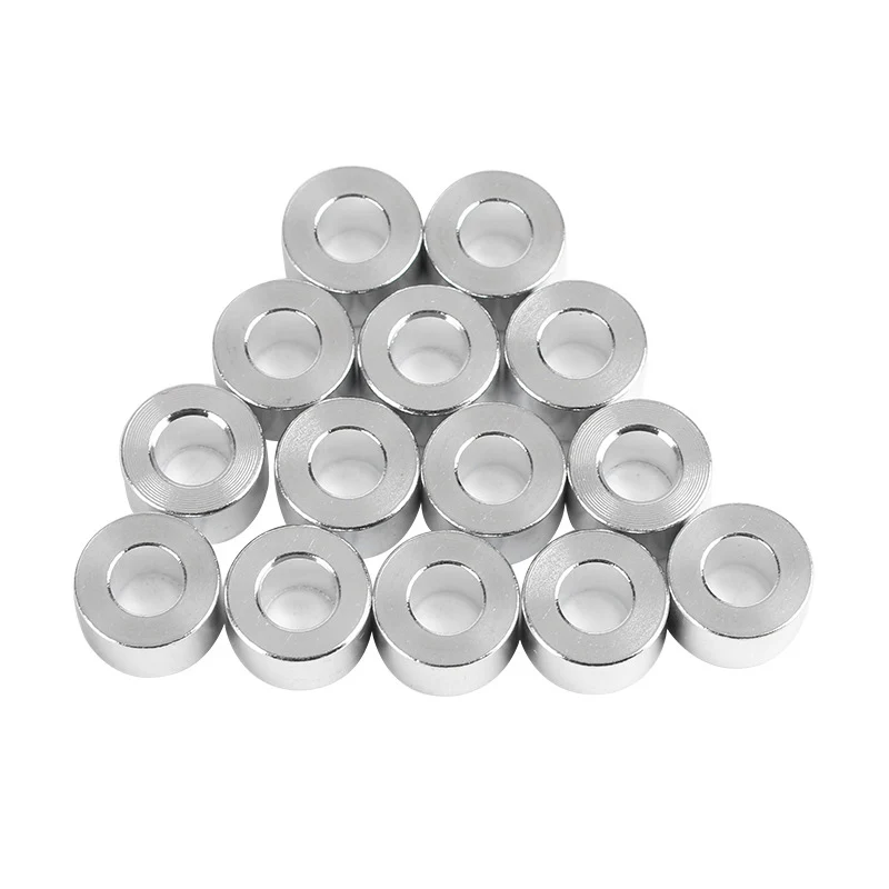 10Pcs Column Flat Gasket Aluminum Bushings 6mm For CNC Build 3D Printer