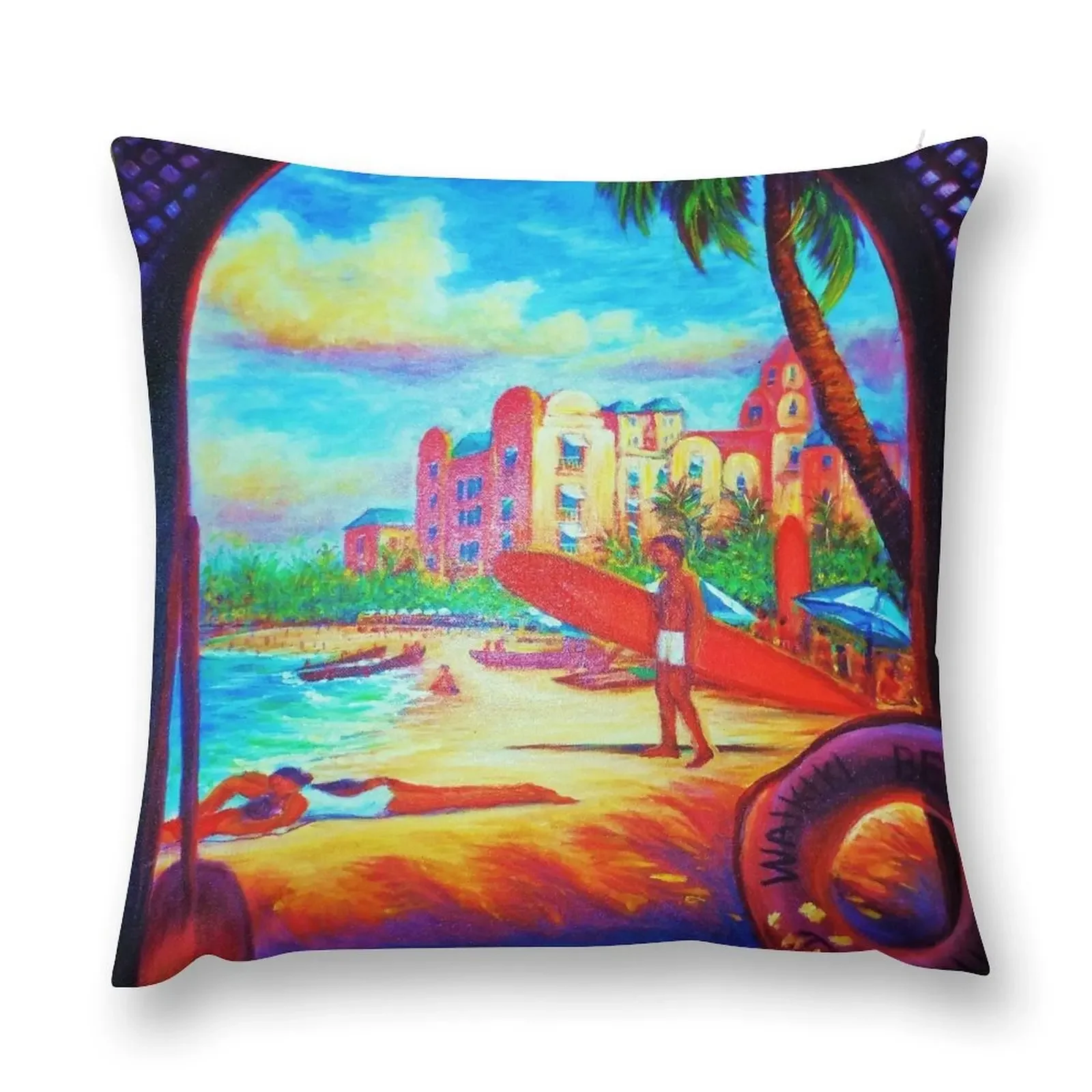 

Vintage Royal Hawaiian Throw Pillow ornamental pillows luxury throw pillow covers Cushion Cover Set pillow