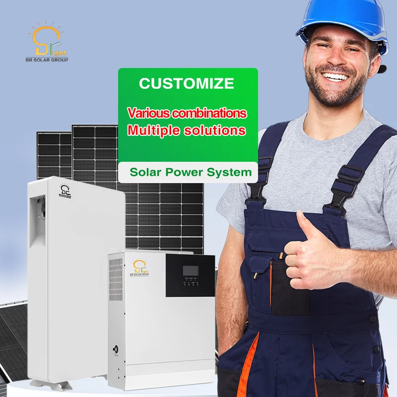 SOLAR 5KW/10KW Hybrid off Grid Solar Power System MPPT Controller Lithium Battery Pure Sine Wave Inverter for Residential Use