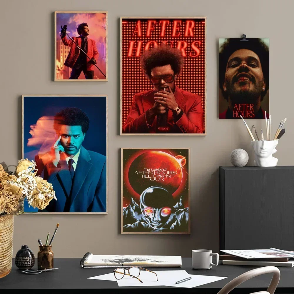 Singer W-weeknd-After Hours Good Quality Prints and Posters Whitepaper Prints Posters Artwork Wall Decor