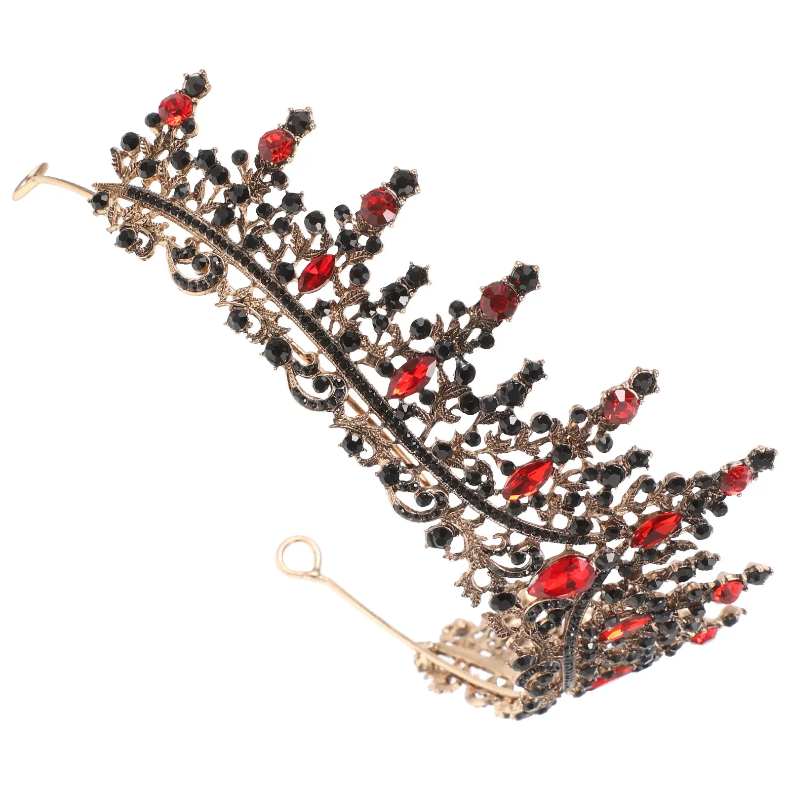 

Rhinestone Tiara Crown Wedding Bride Bridal Headpiece Headdress Banquet Party Hair Accessory Crystal Tiaras Women Girls