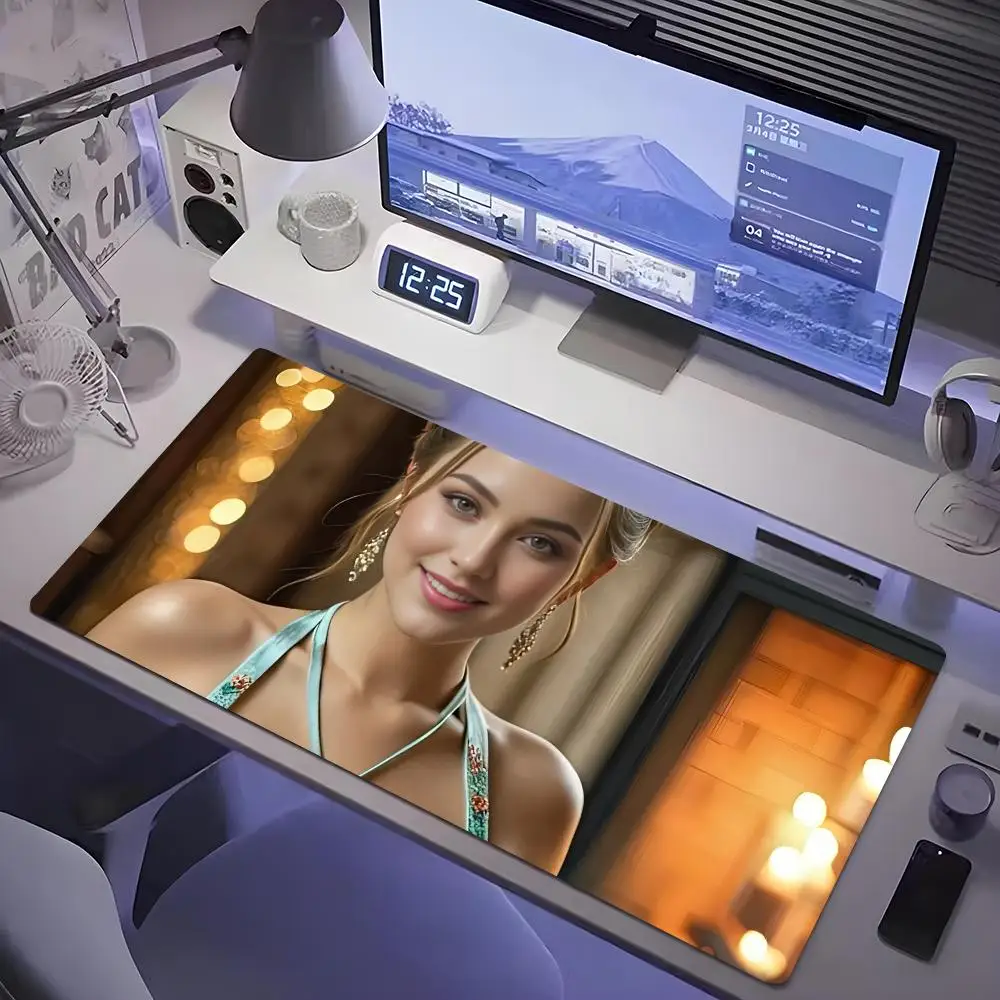 

Коврик для мыши с изображением русских женщин, коврик для планшета, коврик для ноутбука XL, настольный коврик для мыши, милый HD-коврик для игровой клавиатуры с радужным дизайном, для игроков в CS:GO, 90x40