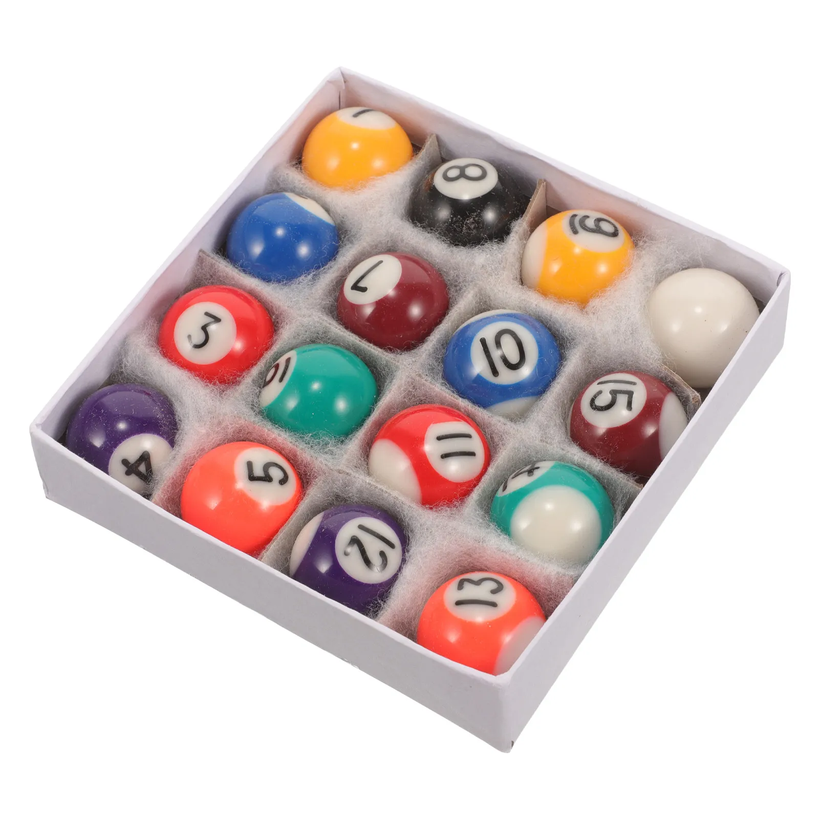 

Набор бильярдных шаров из износостойкой смолы для тренировок по пулу - для игровой комнаты любого размера