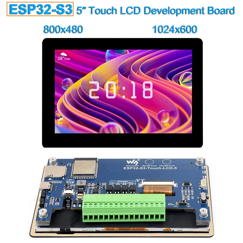 esp32-s3-5-pouces-ips-ecran-tactile-hmi-lvgl-gui-carte-de-developpement-puzzles-itive-tactile-lcd-panneau-esp32-affichage-pour-ardu37ide-vscode