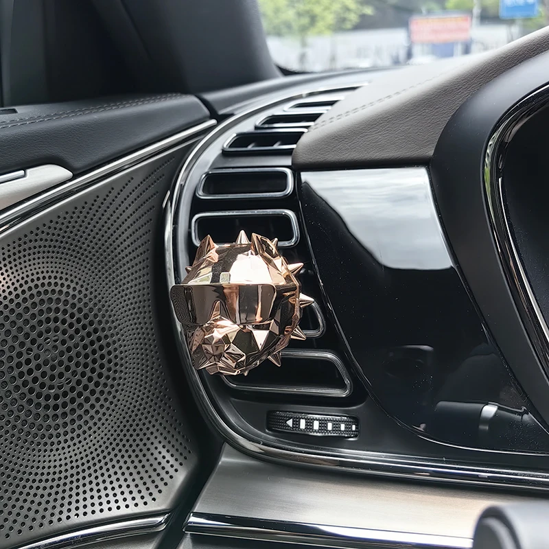 NO PERFUME Bulldog Air Freshener Car Perfume Car Decoration Auto Geur Clip Bulldog Fragrance Scent Parfum Voiture Car Diffuser