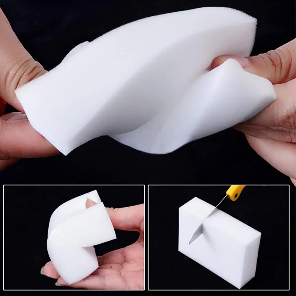 Magic Sponge Eraser Extra Thick and Long Lasting Melamine Cleaning Sponges in Bulk Multi Surface Power Scrubber Foam Cleaning