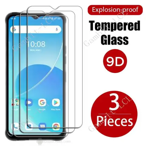 3PCS For UMIDIGI Bison 2 Pro GT2 5G F3 4G F3S Power 7 Max 7S A11 Pro Max A11s 2021 X10  Screen Protective Tempered Glass Film