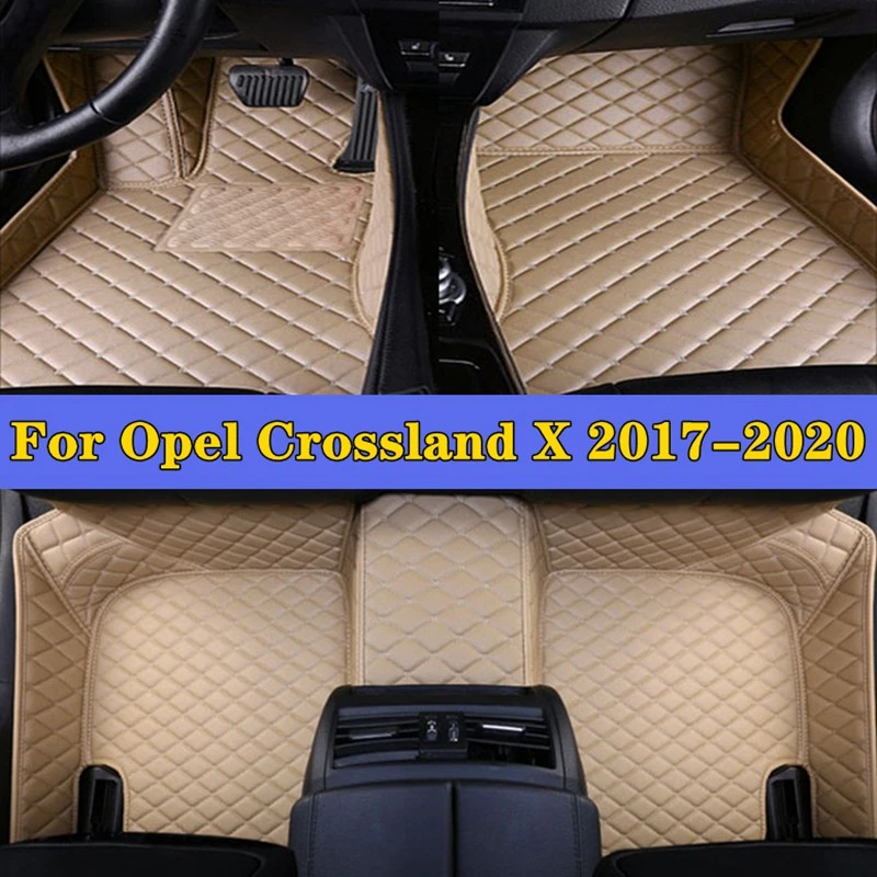 

Car Foot Pads For Opel Crossland X 2017-2020 Car Accessories Protective Pad Custom Auto Floor Mats Automobile Carpet Cover