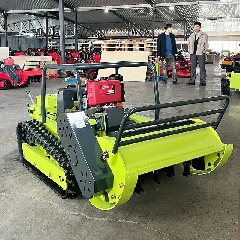 

Customized New All-terrain Agricultural Lawn Mower Tracked Remote Control Lawn Mower