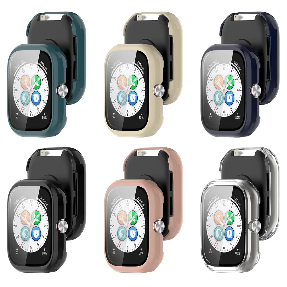 Custodia + vetro per Honor Choice Haylou Orologio Proteggi schermo Custodia per orologio Cover Telaio per PC Accessorio protettivo