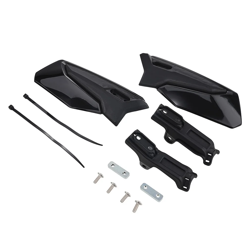 Black PP Hand Guards With Base For Surron Ultra Bee E Bike Handlebar Protection Against Debris And Impacts Cycling Accessories