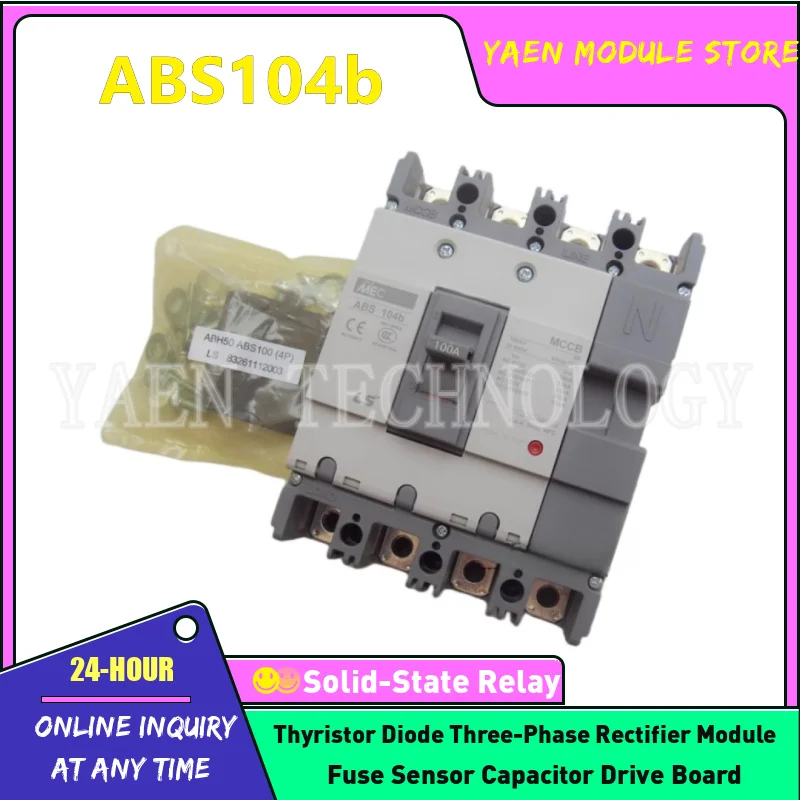 

Circuit breaker ABS104b 4p 75A 100A