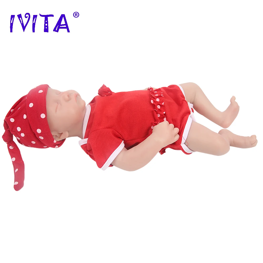 IVITA WG1548 16.92inch 2189g 100% Silicone Reborn Baby Doll Realistic Soft Dolls Lifelike Girl Levi Baby Toys for Children Gift