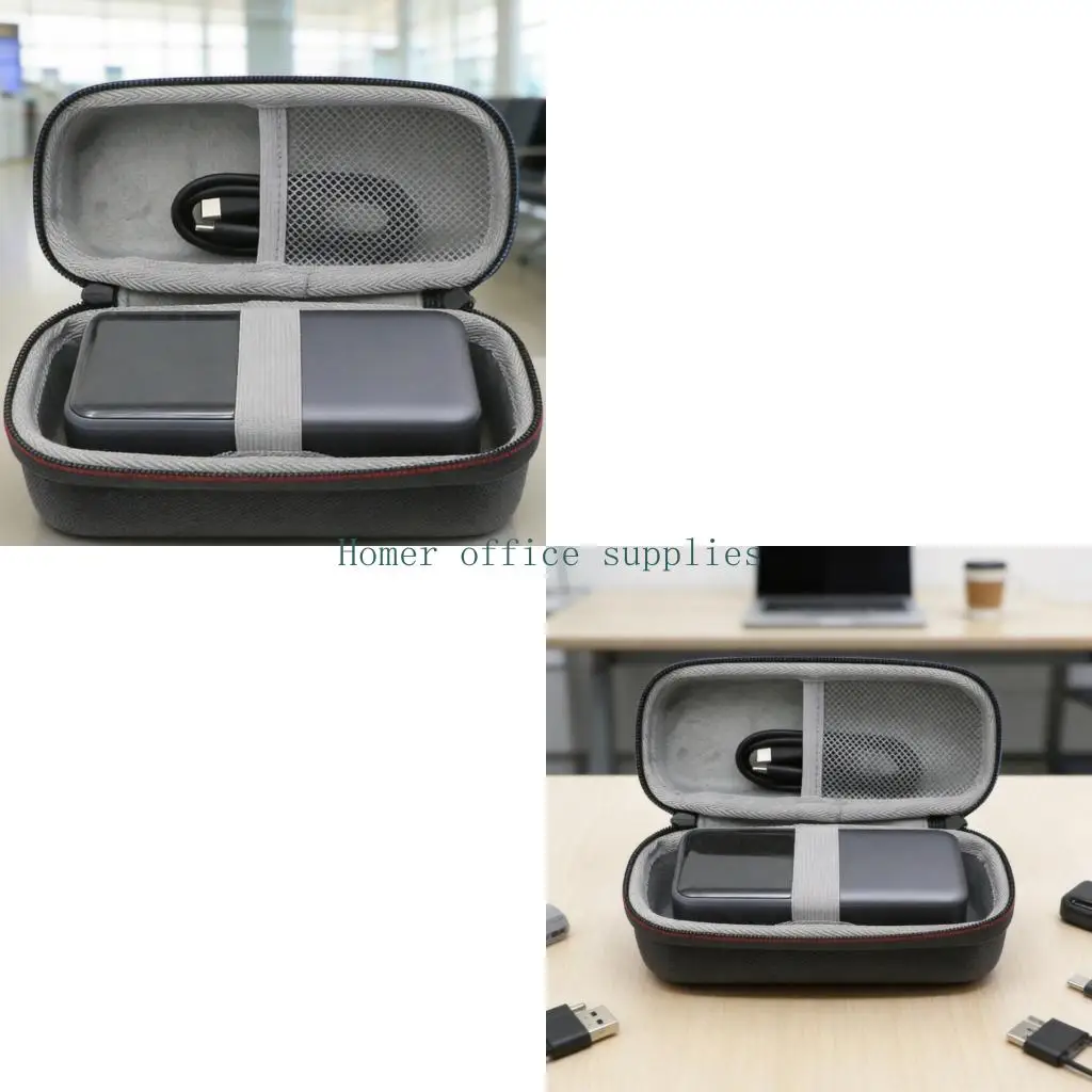 K43b profissional powerbank organizadores caso eva personalizar compartimentos ajuste para nexode 20000mah 130w powerbank
