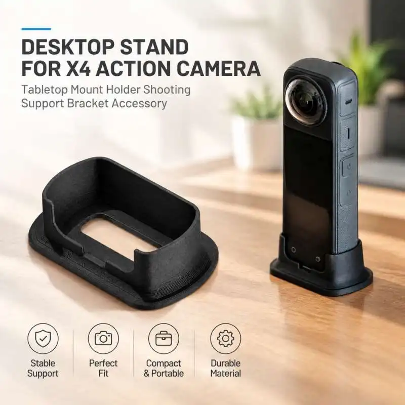Desktop Stand for X4 Action Camera Tabletop Mount Holder Shooting Support Bracket Accessory