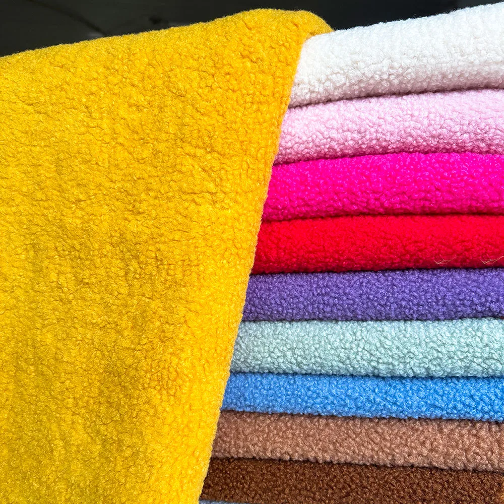 160x50cm Thicken Warm Faux Lamb Wool Fabric Coral Fleece Plush For DIY Apparel Sewing Lining Coat Baby Blankets Scarf Materials