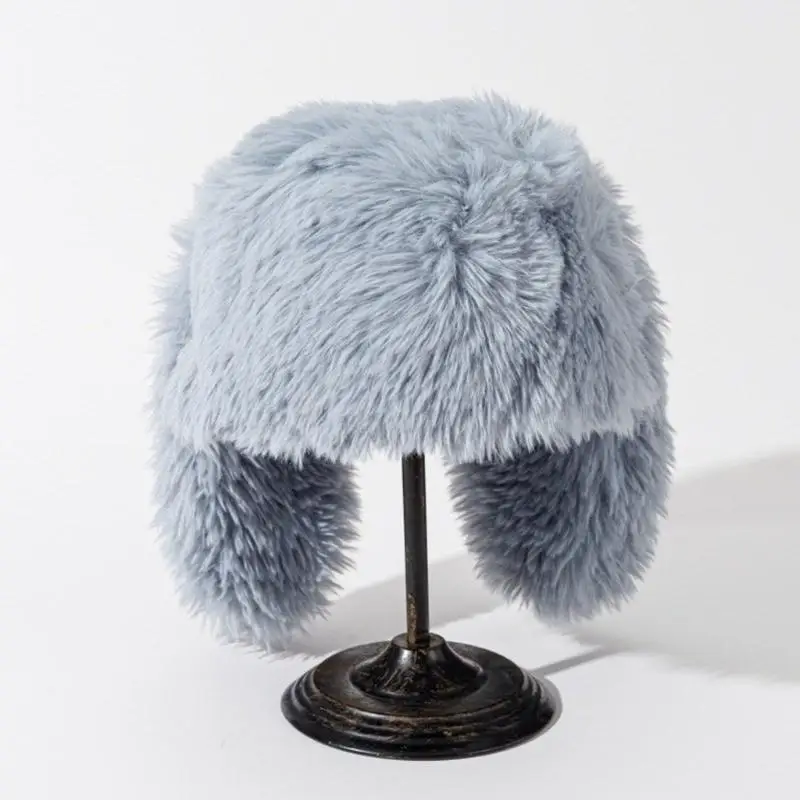 652F قبعة أذن أرنب شتوية للمراهقين تحافظ على الدفء وتحمي قبعة الأذن مقاومة للرياح في الهواء الطلق #4