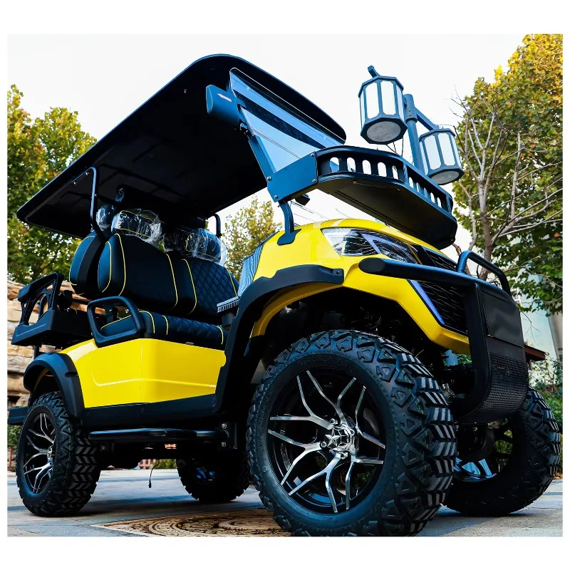 Luxury 2 4 6 Seater Lithium Golf Push Cart Electric Golf  Cart