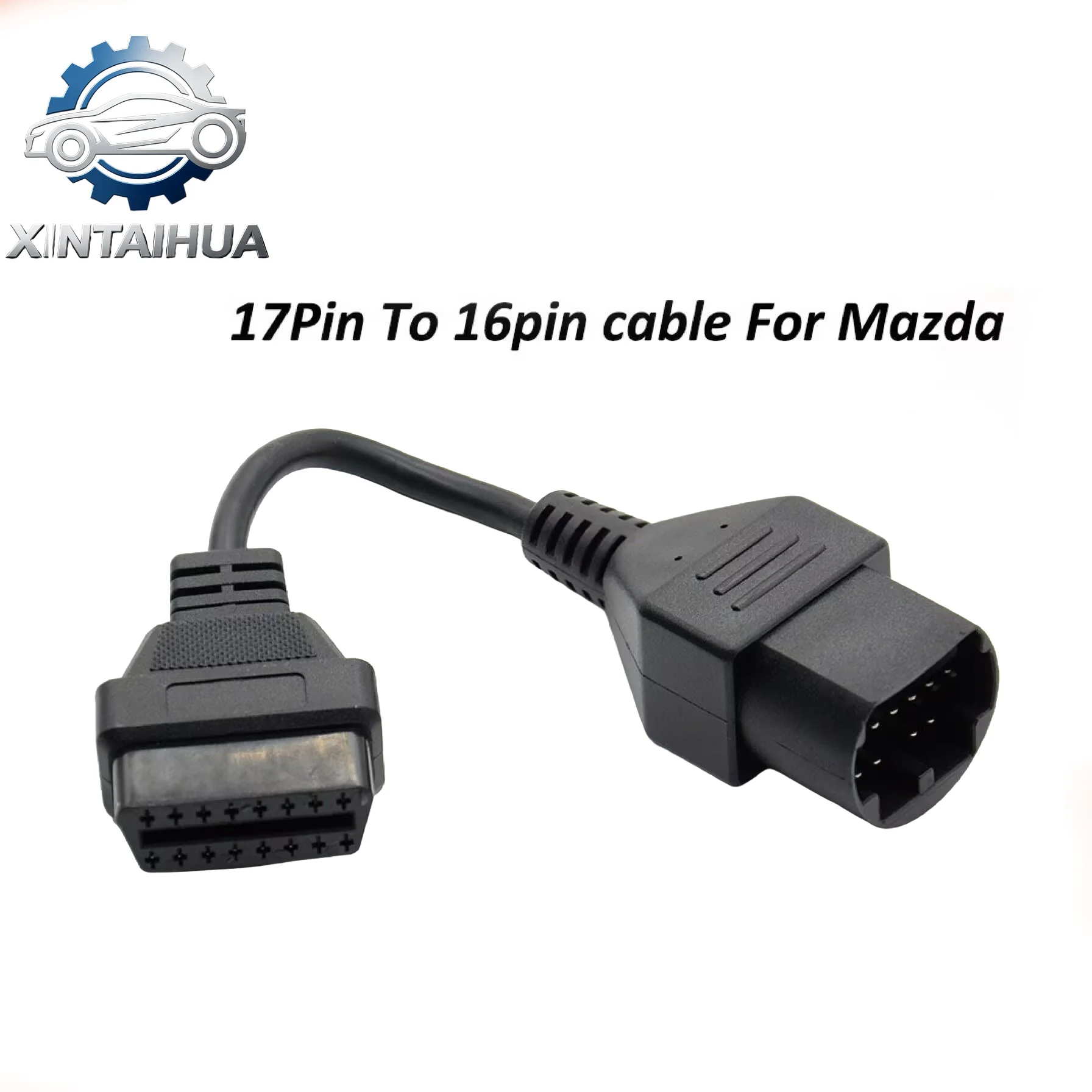 Car Diagnostic Cable For Mazda 17 PIN to 16 PIN OBD1 to OBD2 Connect Cable for Mazda