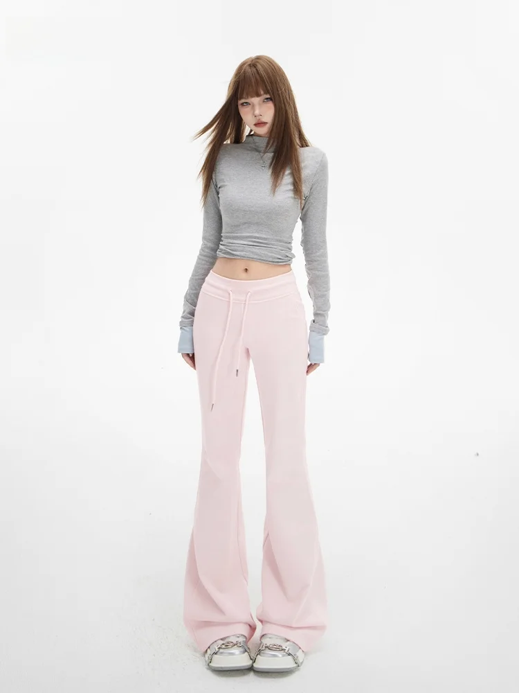 

Спортивные брюки ZYZA Pink Fce для йоги, женские, весна 2026, облегающие, повседневные, премиум-класса, с эластичным поясом, хлопок