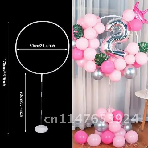 Balloon garland Stand Ring FENGRISE Happy Birthday Party Decoration Kids Adult Wedding Decor Birthday Baloon Baby Shower