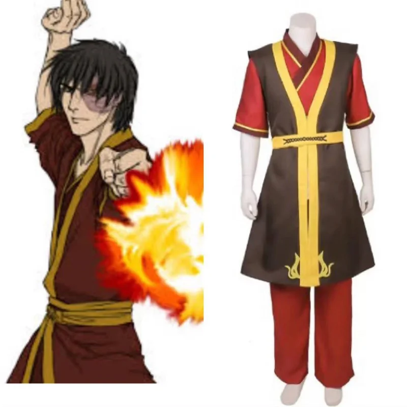 

Avatar The Last Airbender Prince Zuko Cosplay Costume Uniform Custom Made