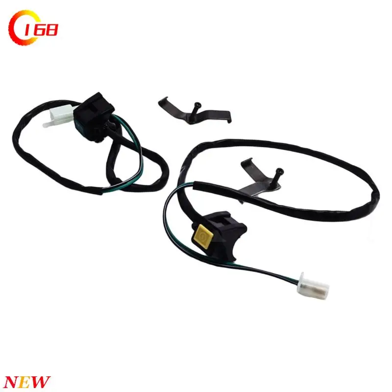 Square shutdown switch, available in green and yellow squares, suitable for motorcycle engine emergency power-off switch accesso