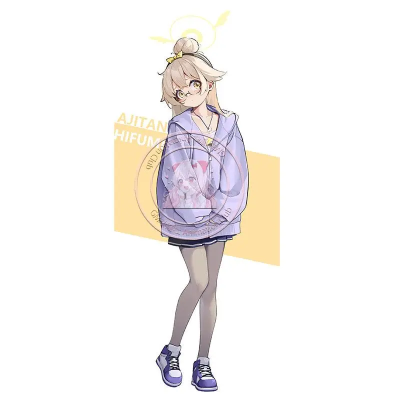 Blue Archive Asagi Mutsuki Ajitani Hifumi Anime Figure Acrylic Stand Model Plate Desk Decor Accessories Standing Christmas Gift