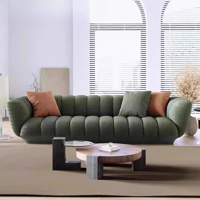 

Минималистичный тканевый диван, современный креативный диван для гостиной, ретро-диван для нескольких человек