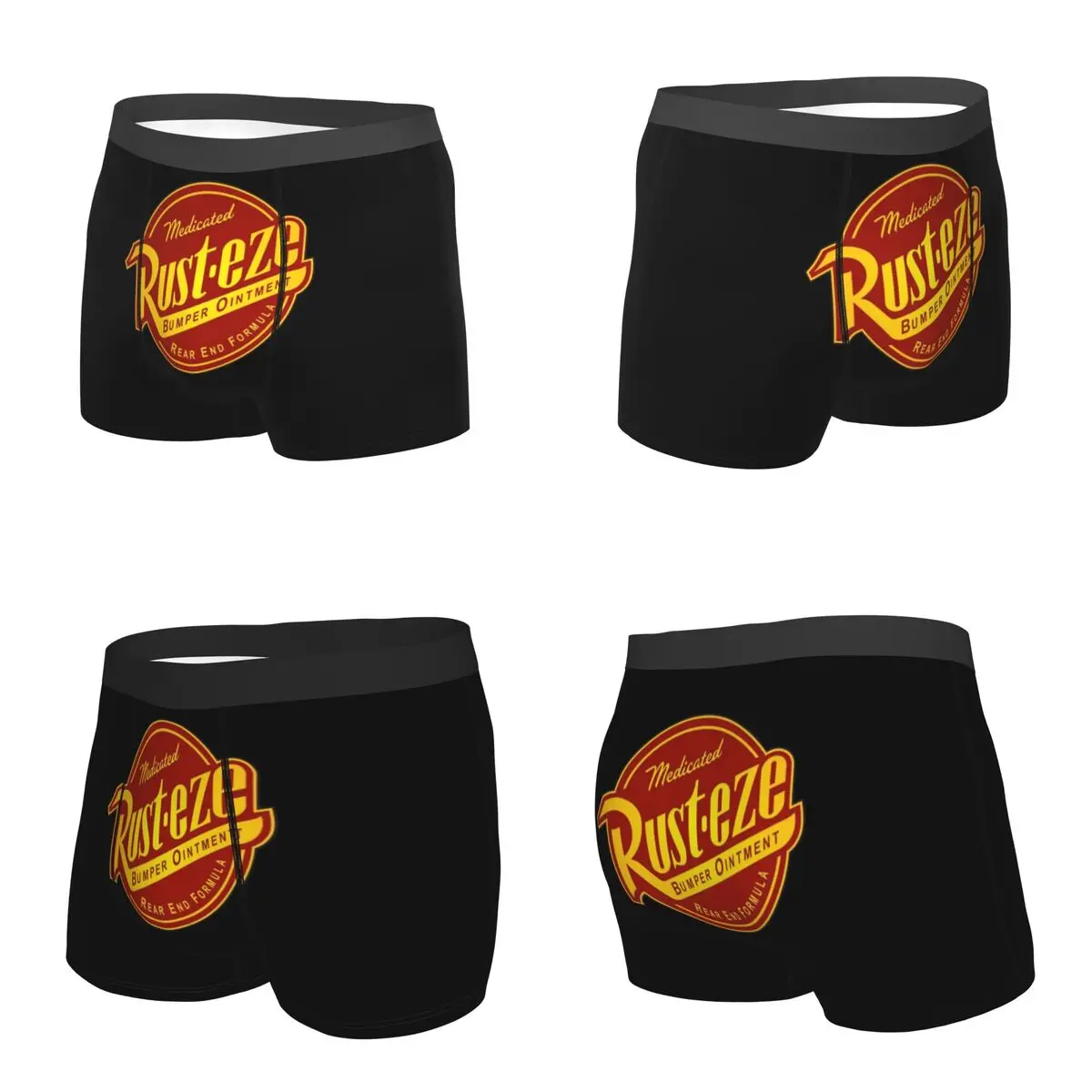 Boxer Underpants Shorts Rust-eze Lightning McQueen Panties Men Comfortable Underwear for Homme Man Boyfriend Gift