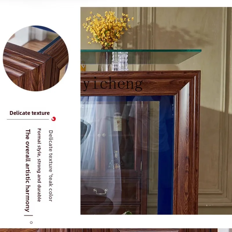 Fish Tank Living Room Household Small And Medium Ecological Water-free Rectangular Partition Screen Floor Fish Tank